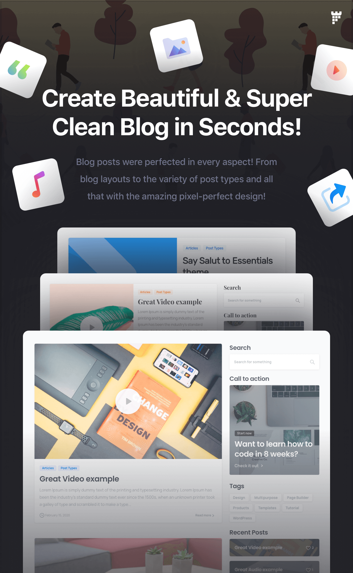 Essentials | Multipurpose WordPress Theme - 85